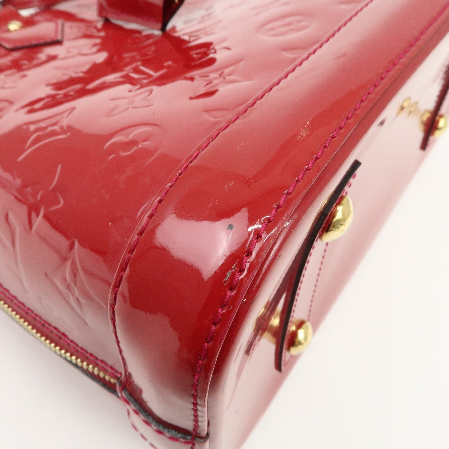 Louis Vuitton Monogram Vernis Alma PM Hand Bag Rose Indien M91770【Pre-order】