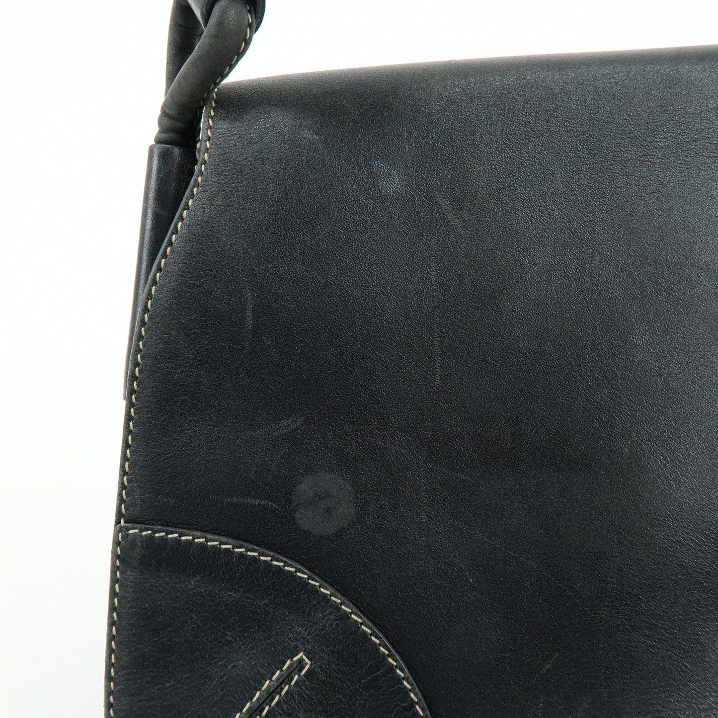 Prada Leather Shoulder Bag Hand Bag Black【Pre-order】