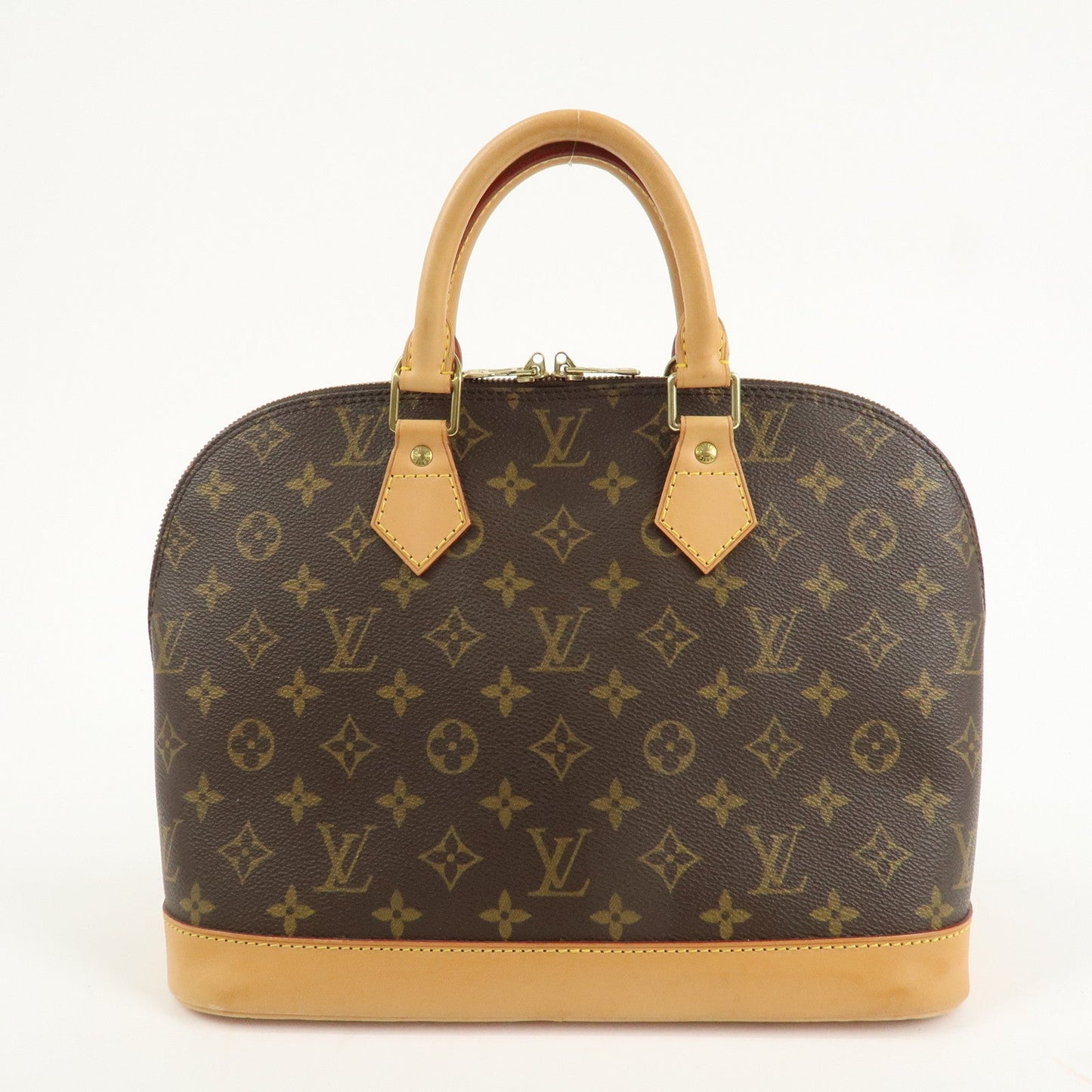 Louis Vuitton Monogram Canvas Alma Hand Bag Brown M51130 Used【Pre-order】