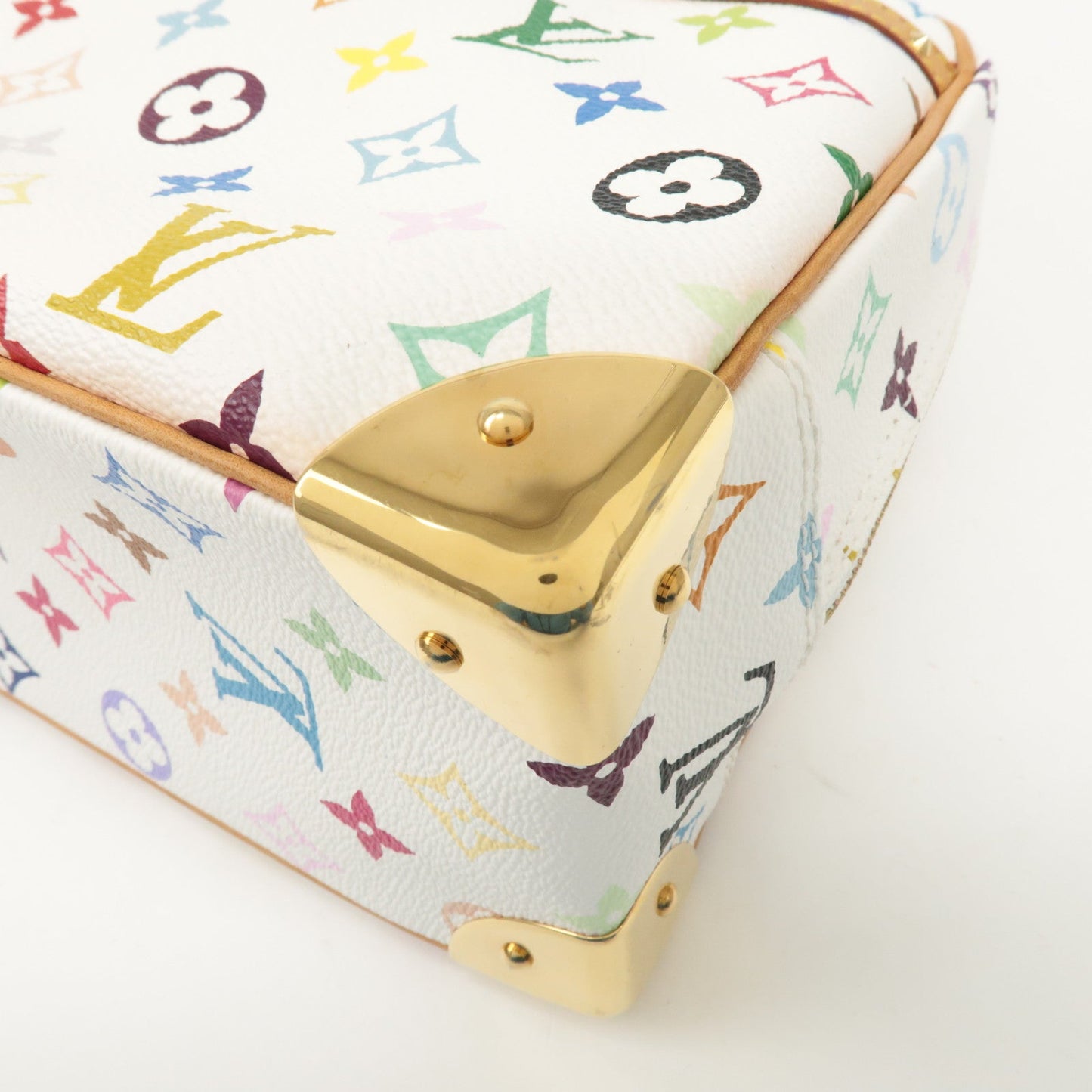 Louis Vuitton Monogram Multicolor Trouville Hand Bag Blanc M92663【Pre-order】