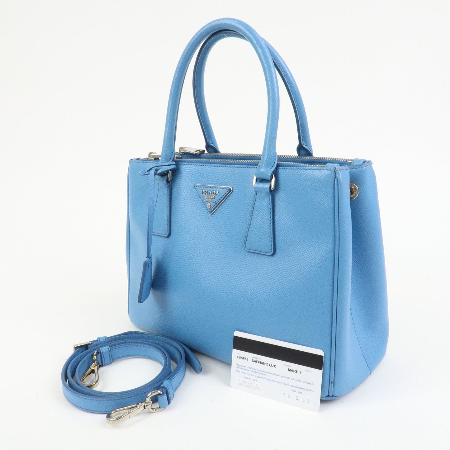 Prada Traingle Logo Galleria 2Way Shoulder Bag Hand Bag 1BA863【Pre-order】