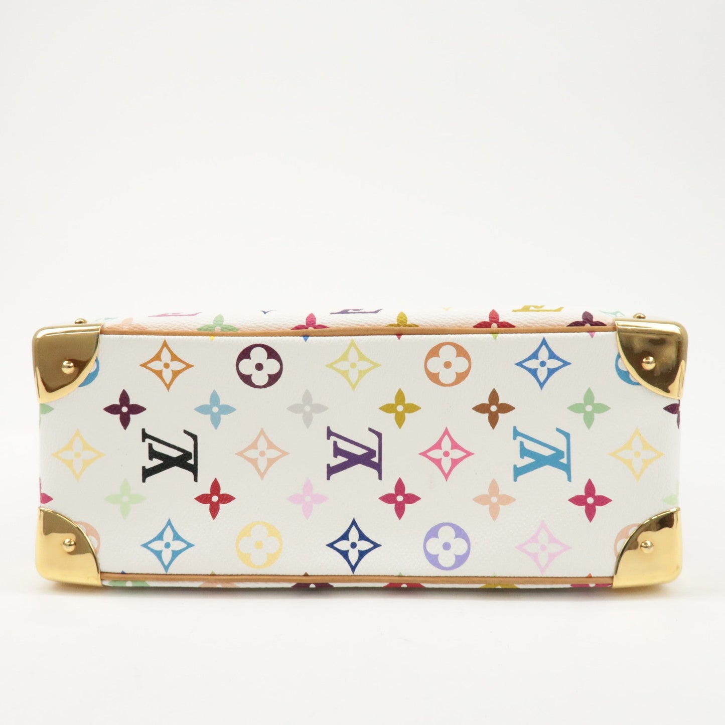 Louis Vuitton Monogram Multicolor Trouville Hand Bag Blanc M92663【Pre-order】