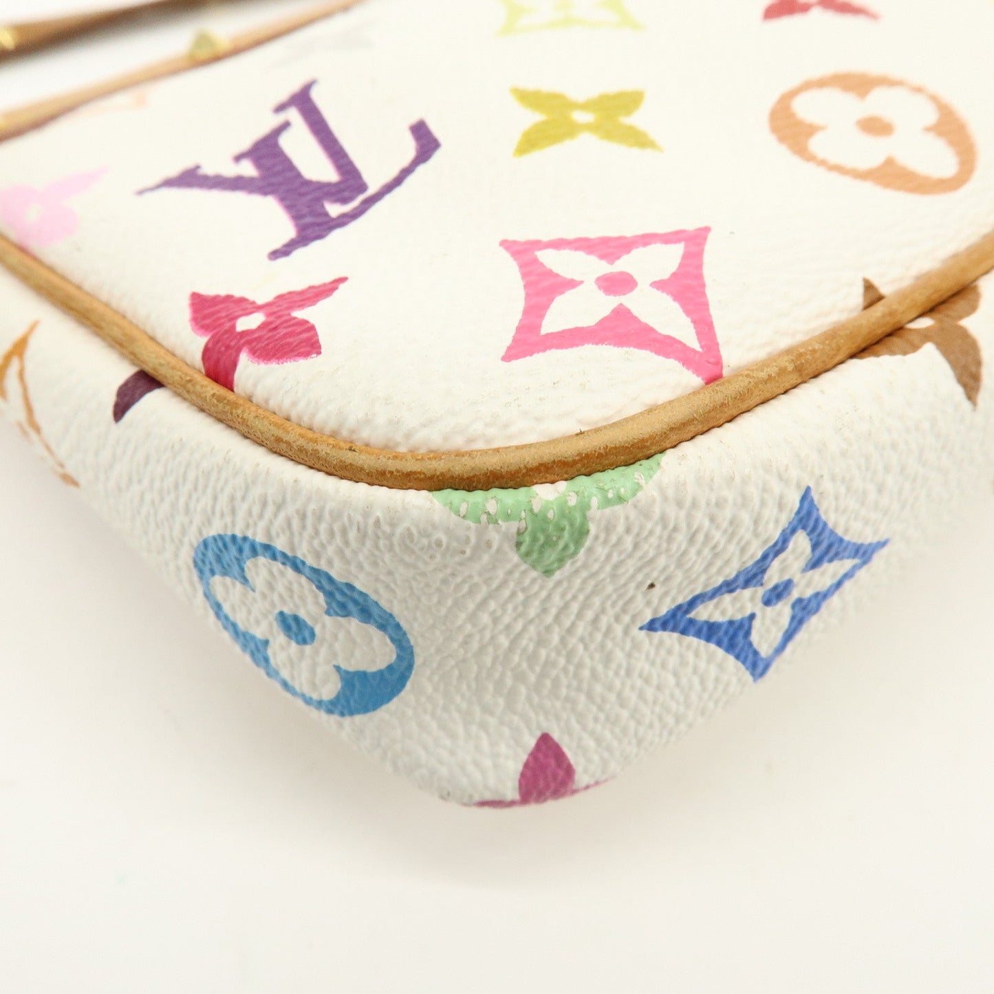 Louis Vuitton Monogram Multicolor Pochette Accessoires Blanc M92649【Pre-order】