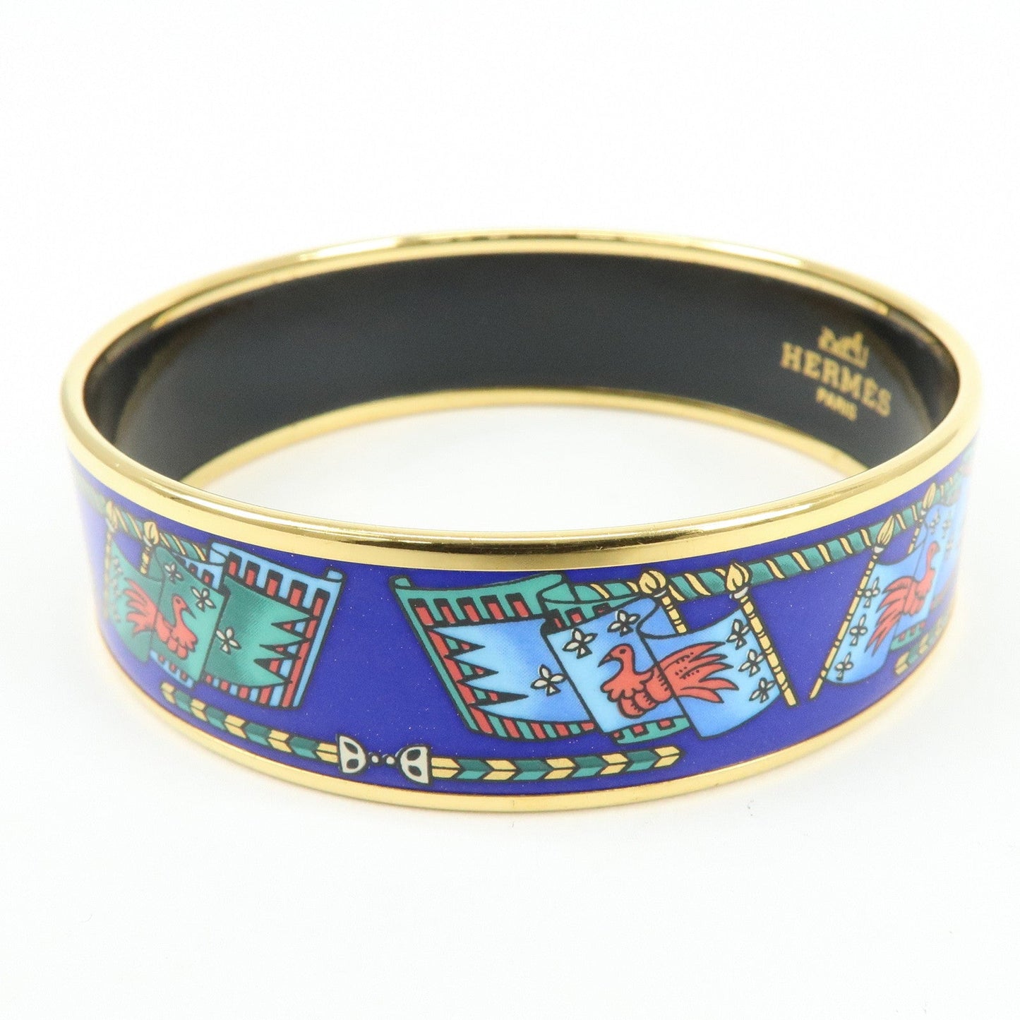 Hermes Email GM Gold Plated Bangle Bracelet【Pre-order】