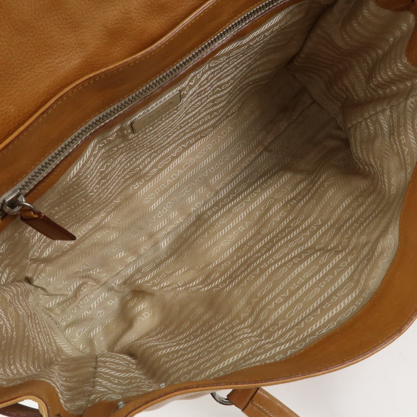 Prada Triangle Logo Leather Nylon Shoulder Bag Brown BR2418【Pre-order】