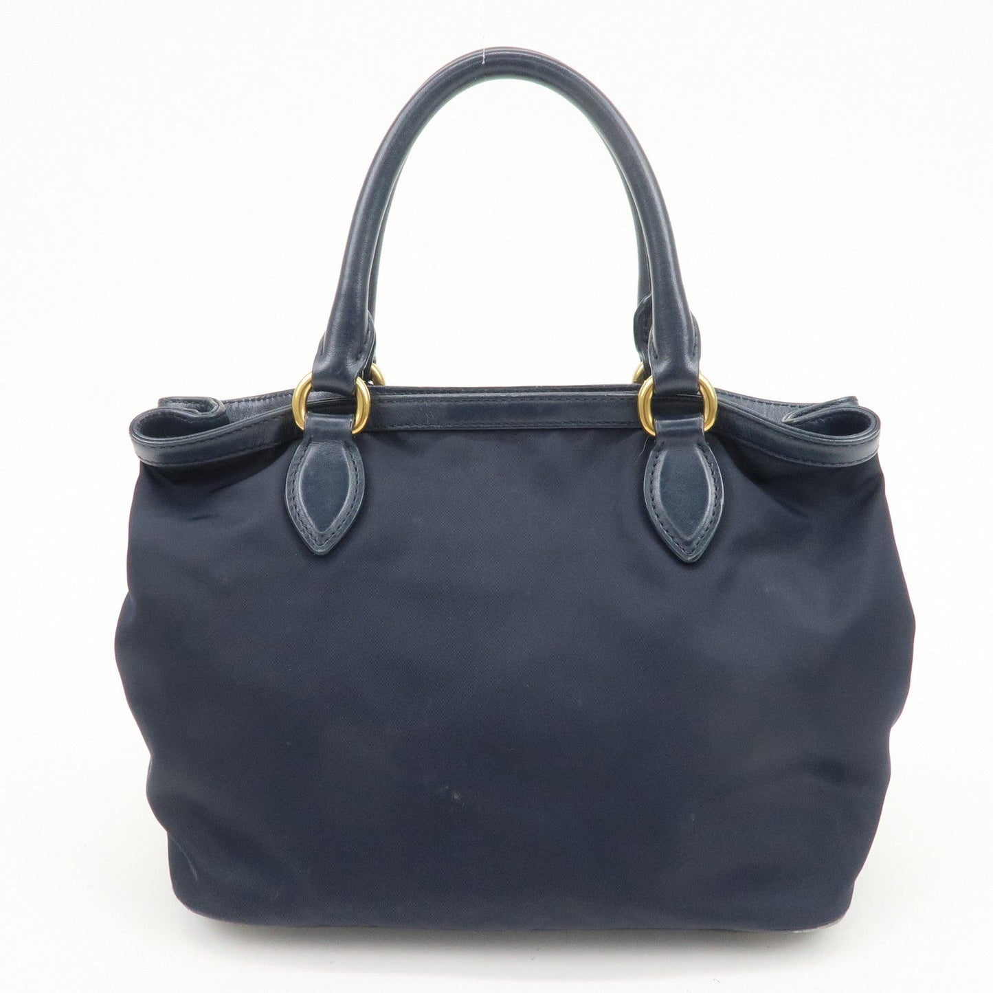 Prada Logo Nylon 2Way Bag Hand Bag Shoulder Bag Navy 1BA172【Pre-order】