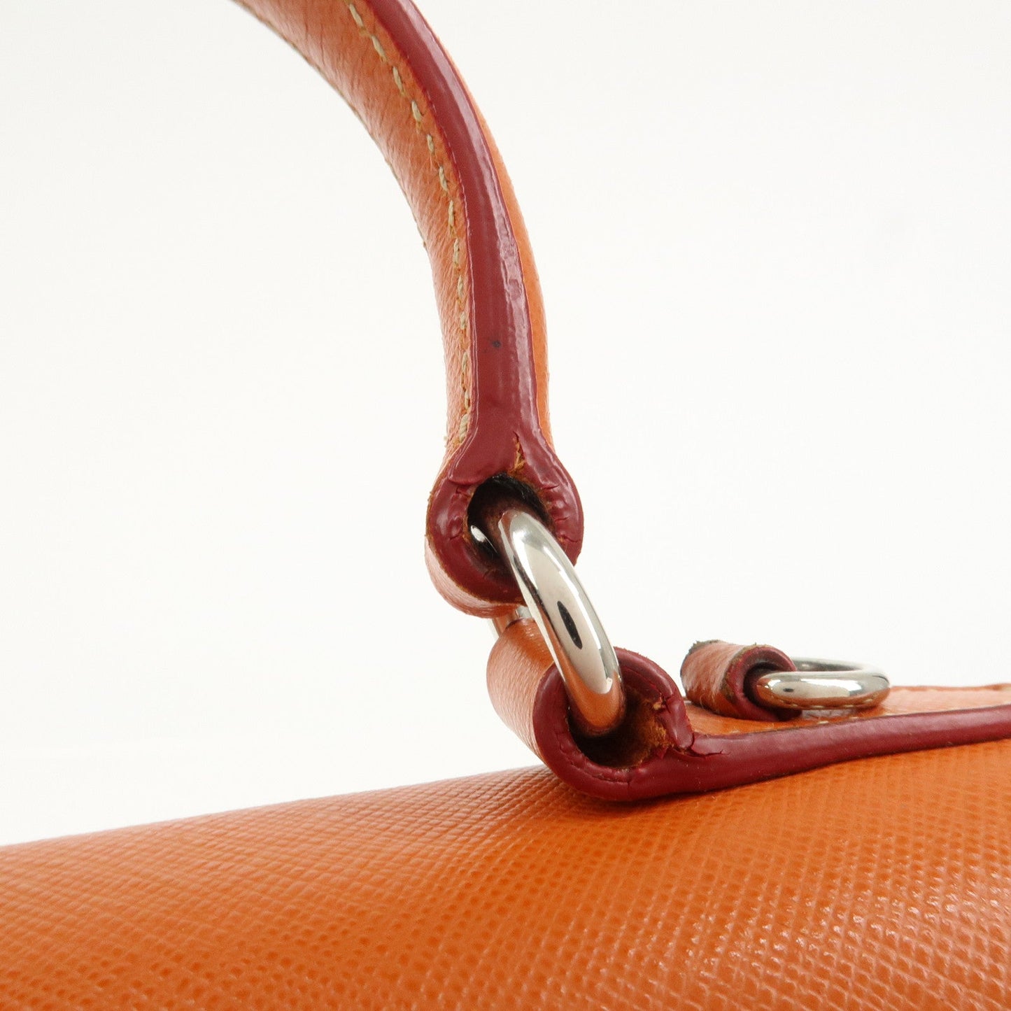 Prada Saffiano Leather 2 Way Bag Tote Bag Shoulder Bag Orange Red【Pre-order】