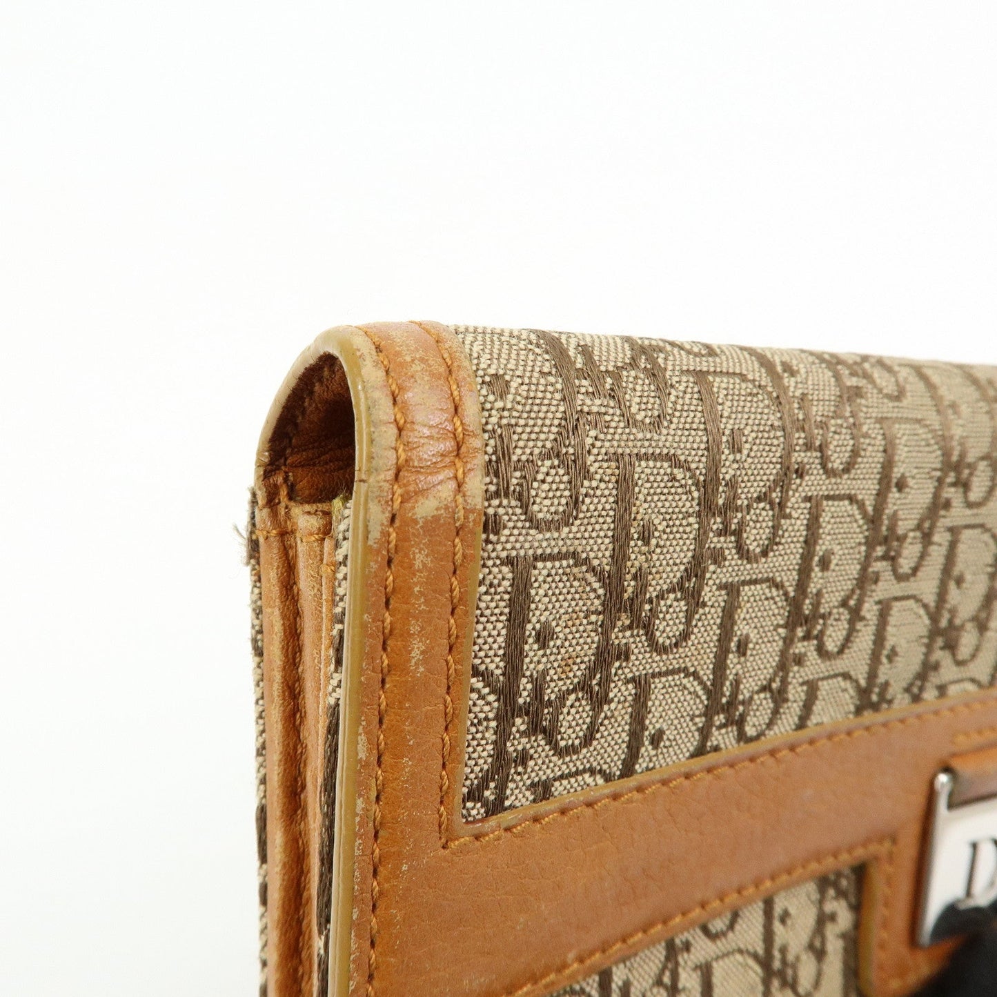 Christian Dior Trotter Street Chic Canvas Leather Long Wallet【Pre-order】
