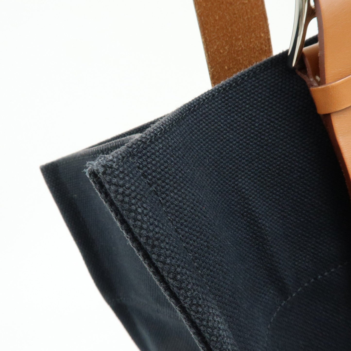 Hermes Étrivière 41 Veau Tadelakt Toile Goéland Canvas Tote Bag【Pre-order】