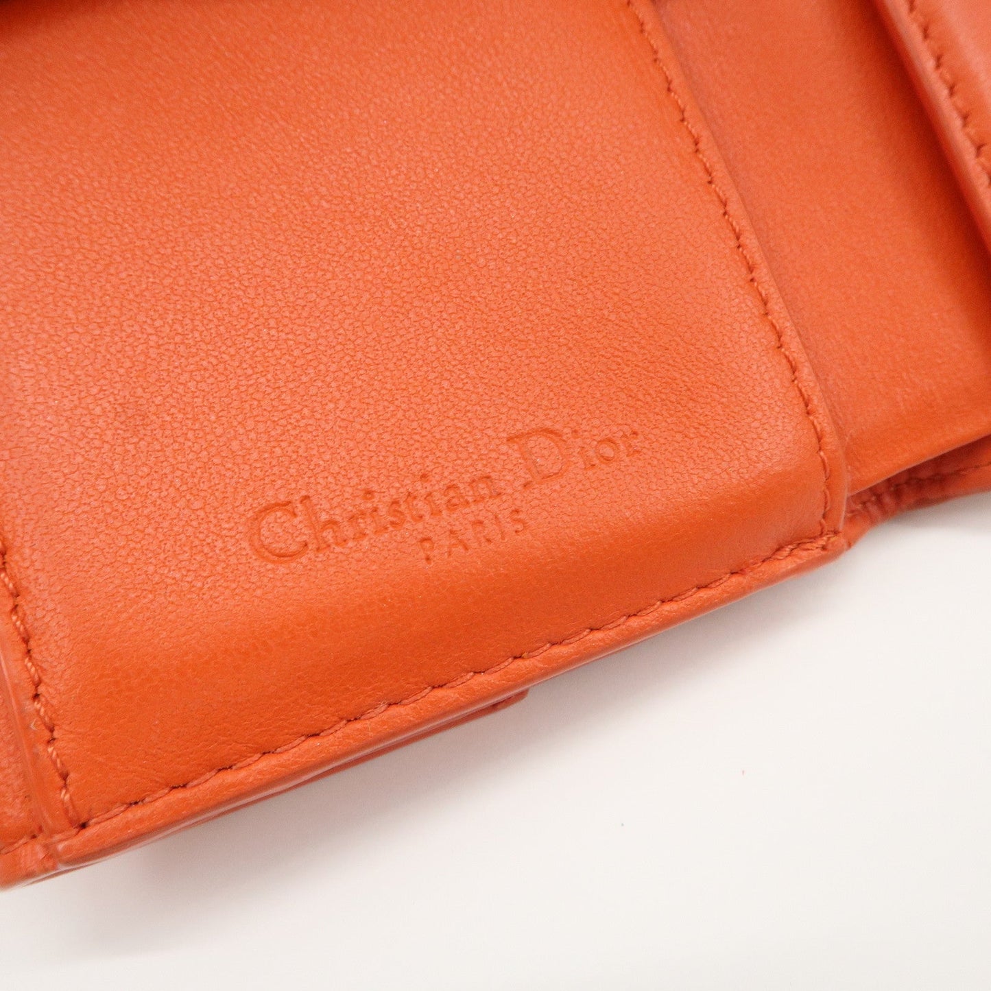 Christian Dior Lady Dior Cannage Leather Tri-fold Compact Wallet【Pre-order】