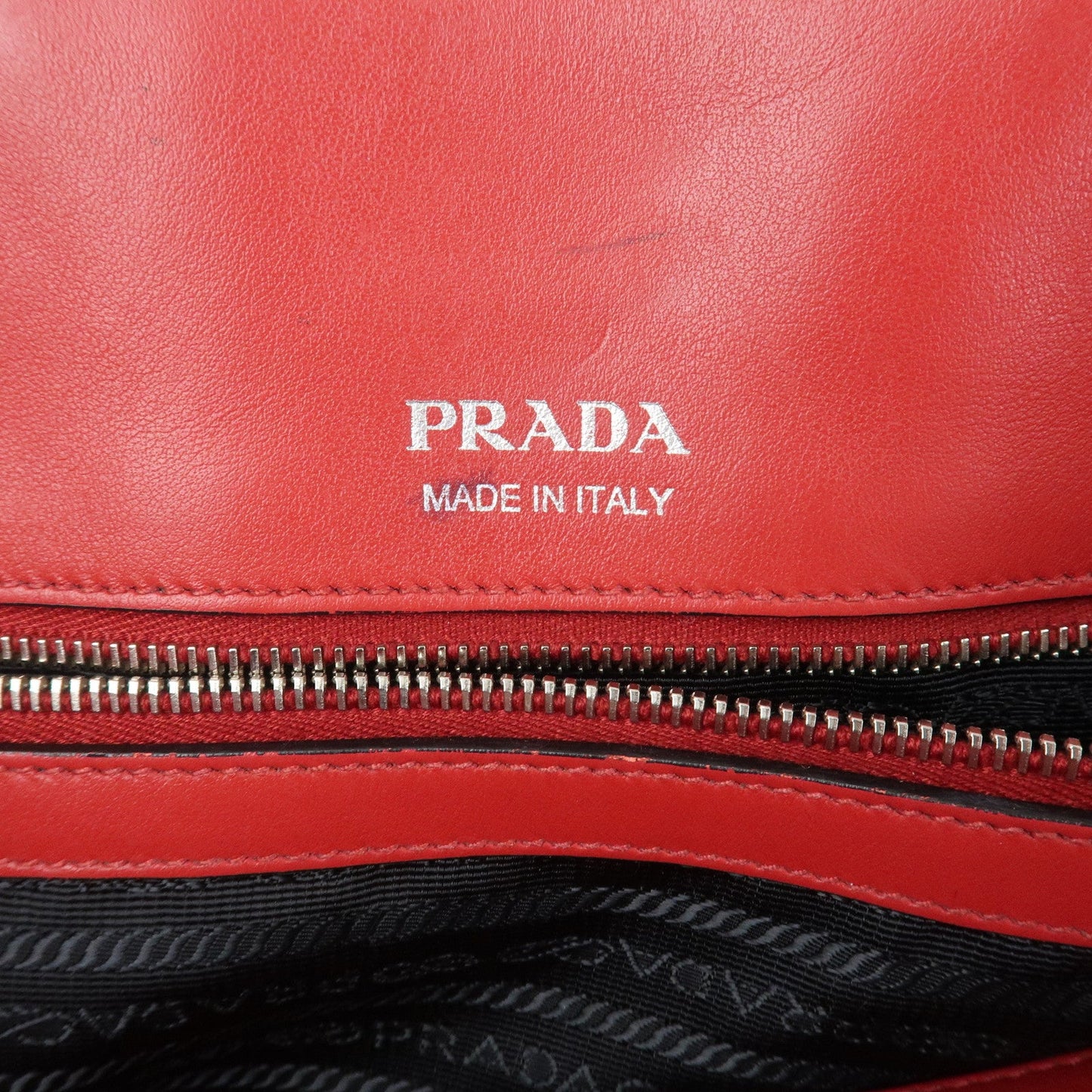 Prada Logo Leather 2Way Bag Tote Bag Hand Bag Shoulder Bag 1BG041【Pre-order】