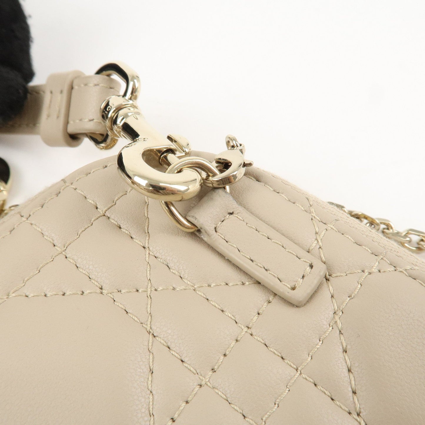 Christian Dior Lady Dior Call'in Dior Cannage Lamb Skin Phone Holder【Pre-order】