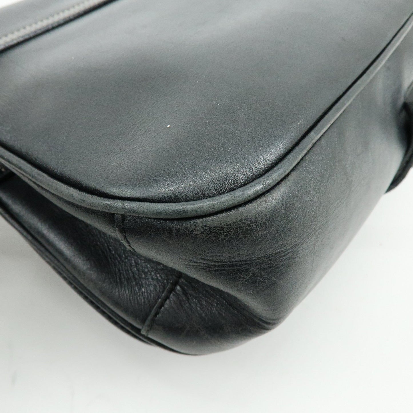 Prada Leather Shoulder Bag Hand Bag Black【Pre-order】