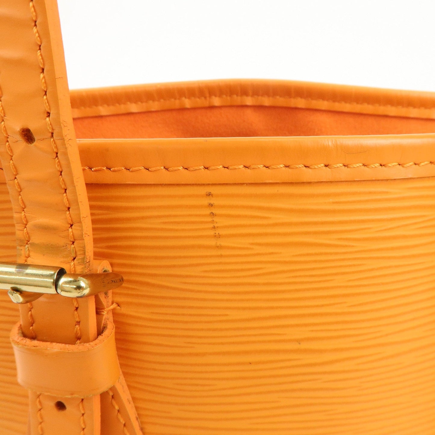 Louis Vuitton Epi Bucket PM Shoulder Bag Tote Bag Mandarin M5899H【Pre-order】