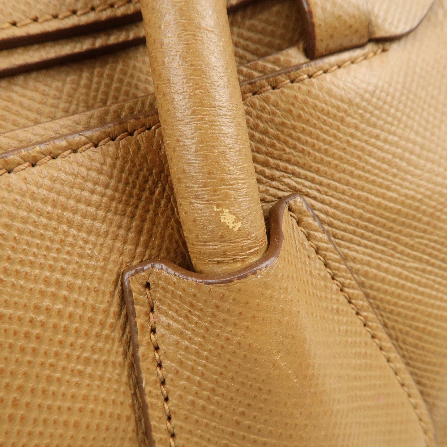 Prada Leather 2Way Bag Hand Bag Shoulder Bag Light Brown BN2572【Pre-order】