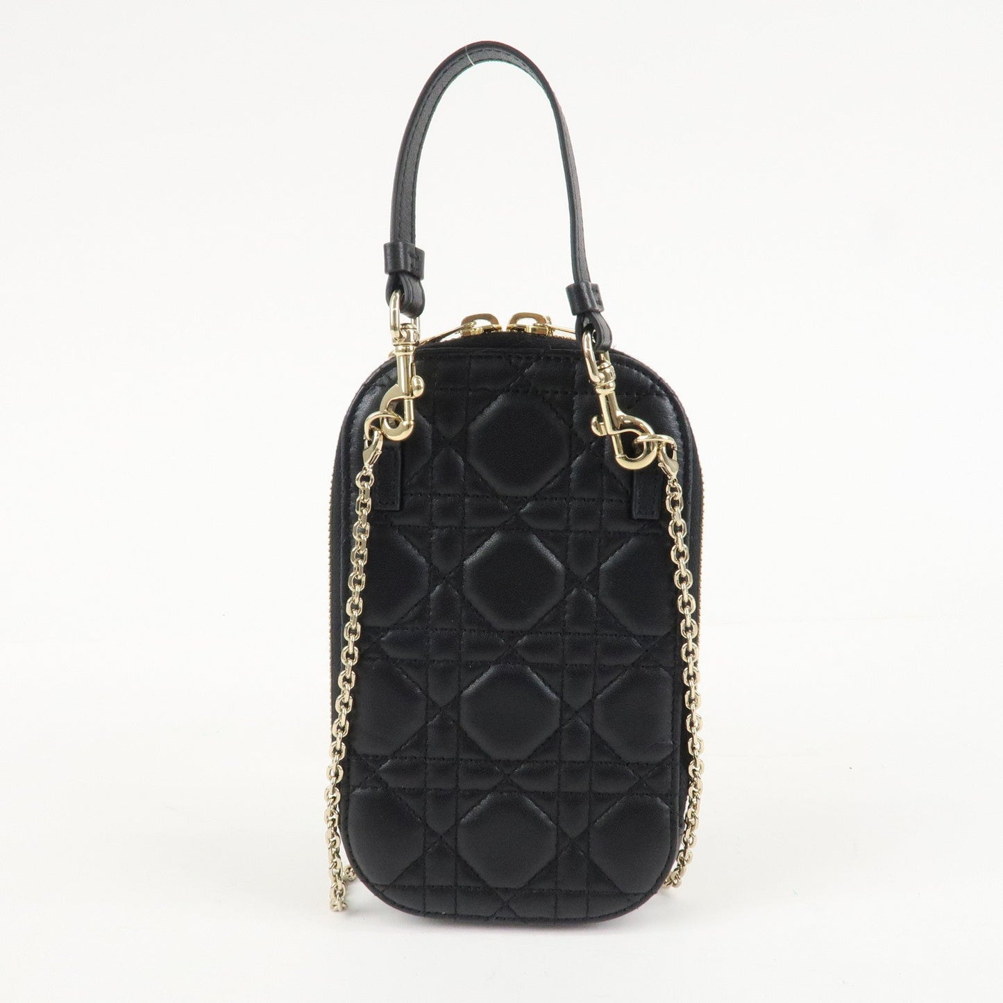 Christian Dior Lady Dior Call'in Dior Cannage Lamb Skin Phone Holder【Pre-order】