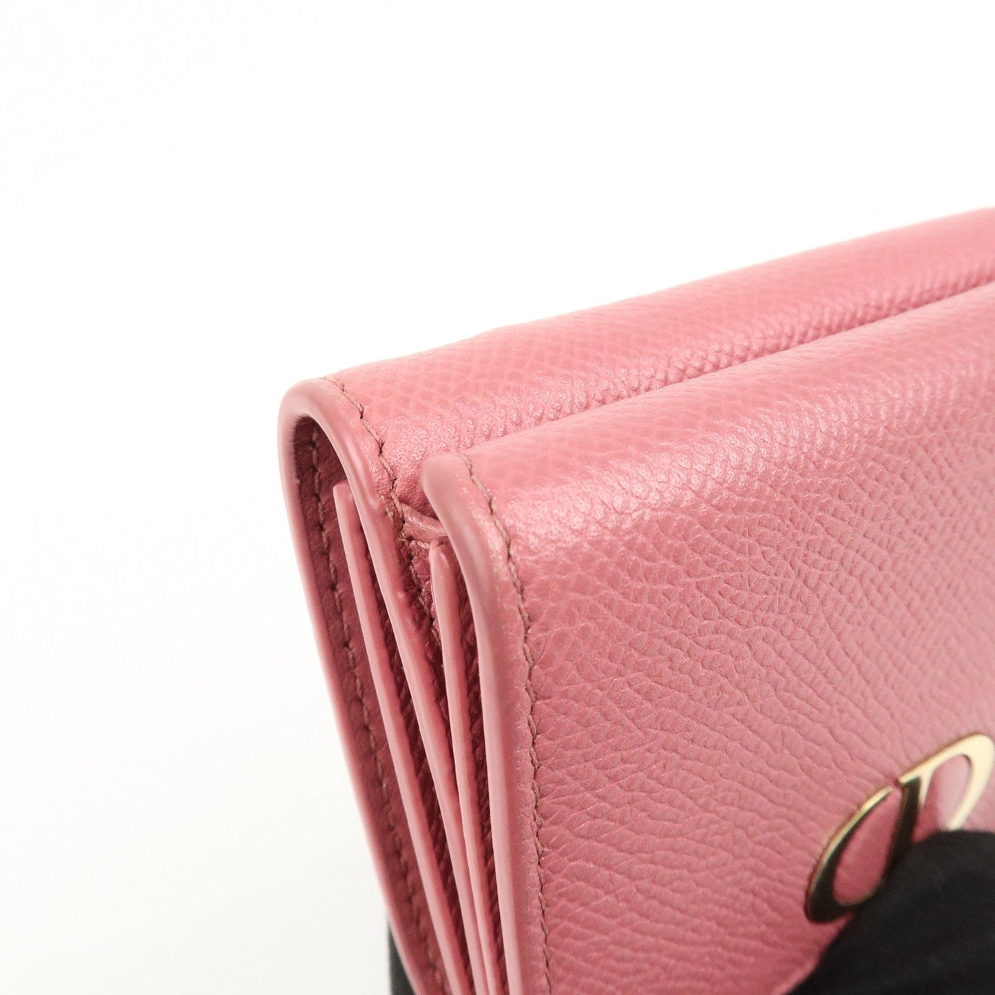 Christian Dior Logo Leather Tri-fold Small Compact Wallet【Pre-order】
