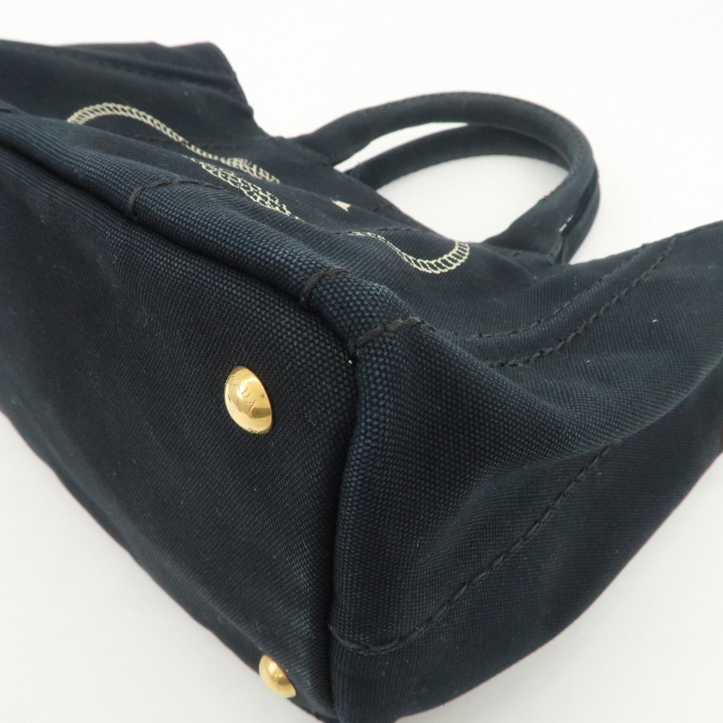 Prada Logo Canapa Mini Canvas 2Way Bag Hand Bag Shoulder Bag 1BG439【Pre-order】