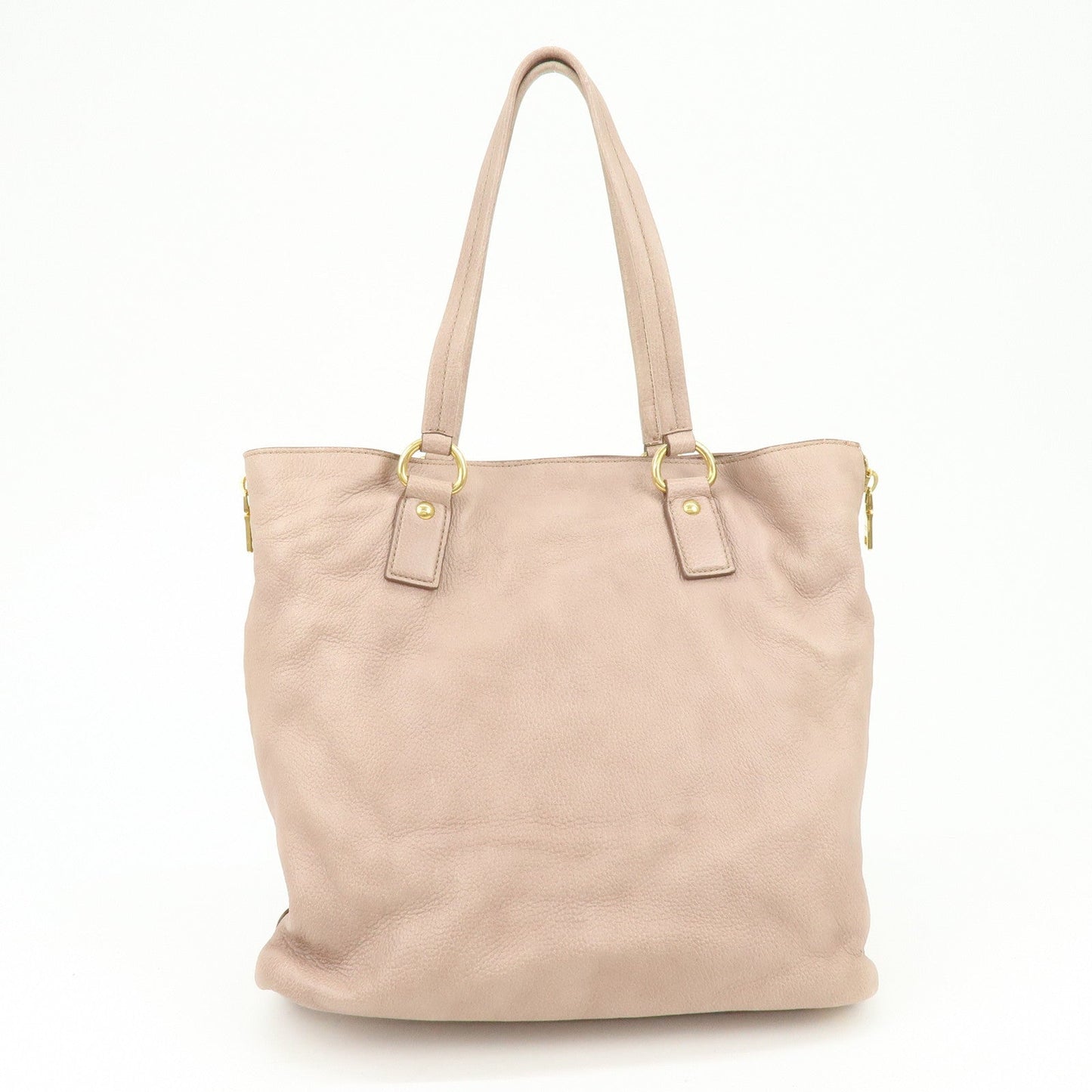 Prada Logo Leather Tote Bag Shoulder Bag Pink【Pre-order】