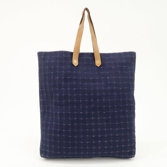 Hermes Leather Canvas Amedabad GM Tote Bag Hand Bag【Pre-order】