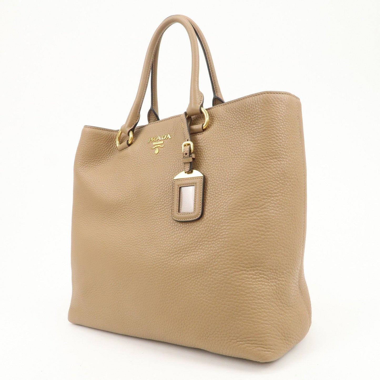 Prada Logo Leather 2Way Bag Tote Bag Shoulder Bag Brown 1BG865【Pre-order】