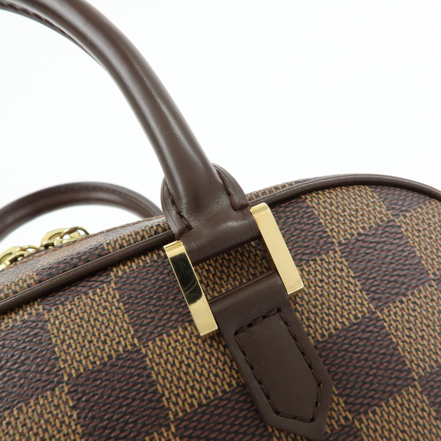 Louis Vuitton Saleya Mini Damier Ebene Canvas Leather Hand Bag【Pre-order】