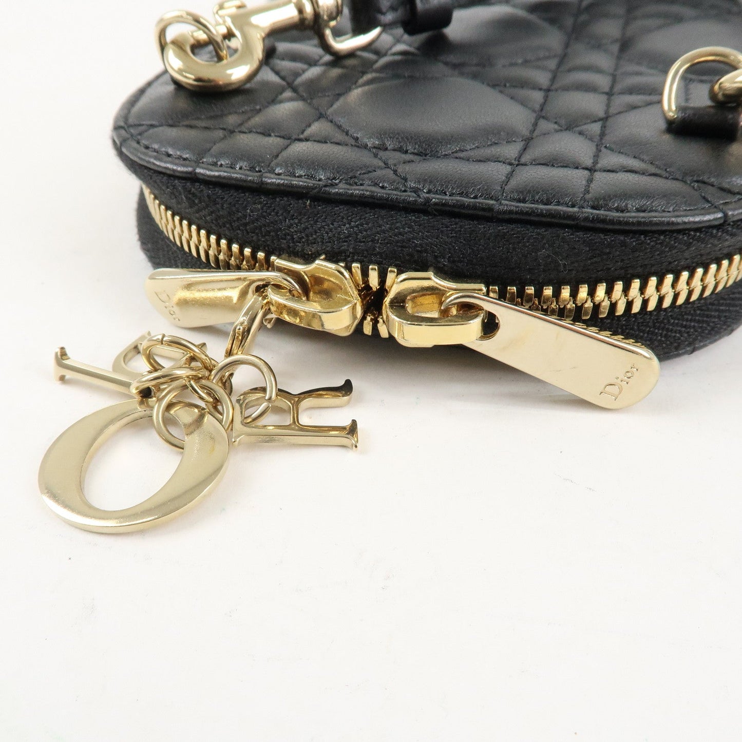 Christian Dior Lady Dior Call'in Dior Cannage Lamb Skin Phone Holder【Pre-order】