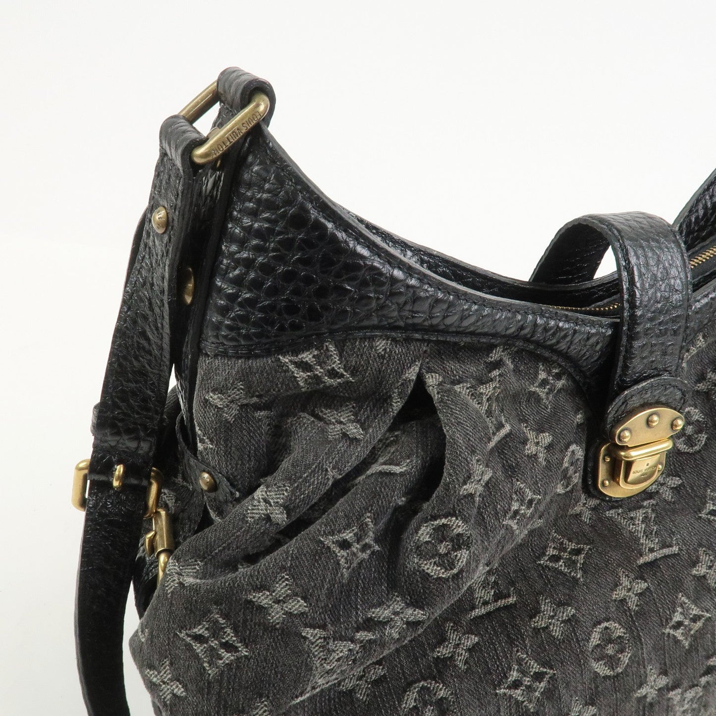 Louis Vuitton Monogram Denim Slightly Shoulder Bag Noir M95835【Pre-order】