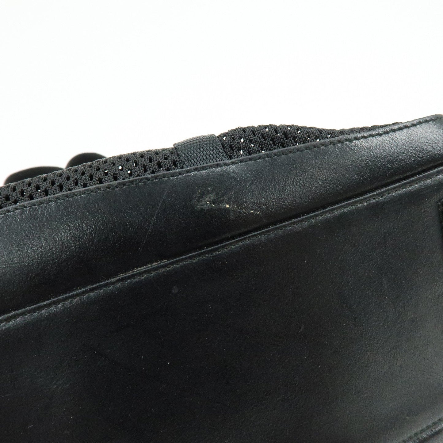 Prada Mesh Leather Tote Bag Shoulder Bag Black【Pre-order】