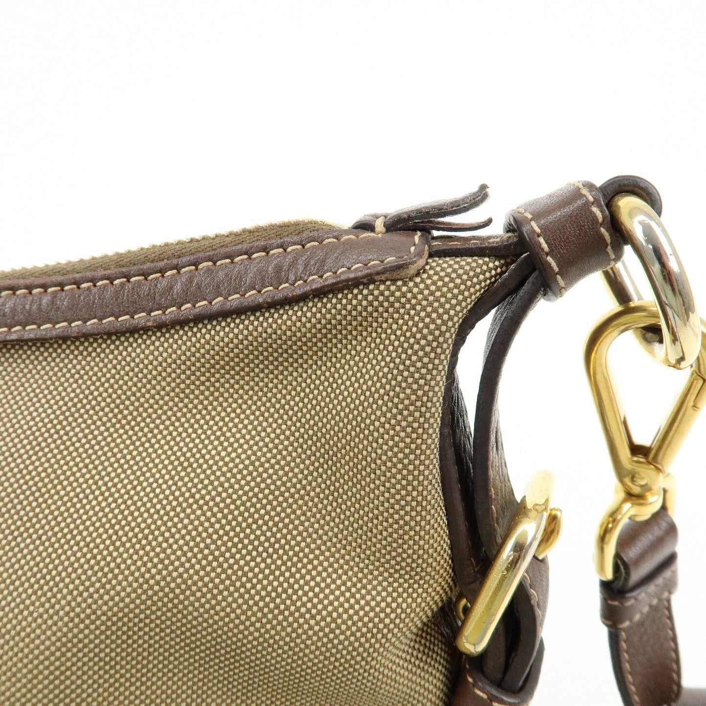 Prada Logo Jacguard Leather Shoulder Bag Crossbody Bag Brown【Pre-order】