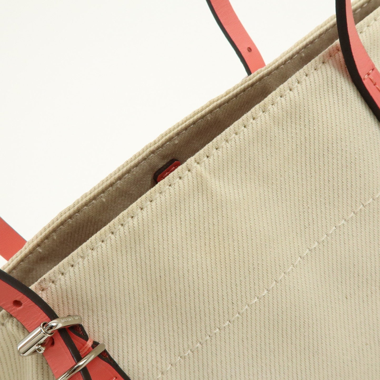 Louis Vuitton Canvas Leather Cabas PM Hand Bag Corail M94505【Pre-order】