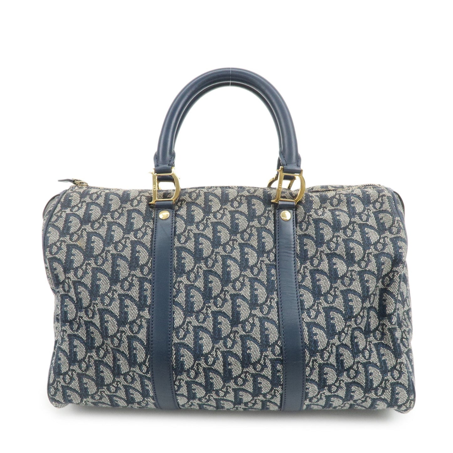 Christian Dior Trotter Jacquard Canvas Leather Boston Bag【Pre-order】