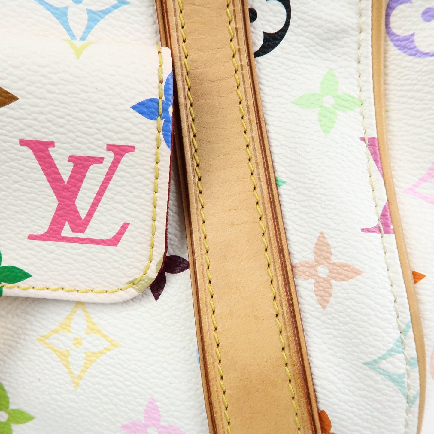 Louis Vuitton Monogram Multicolor Priscilla Hand Bag Blanc M40096【Pre-order】