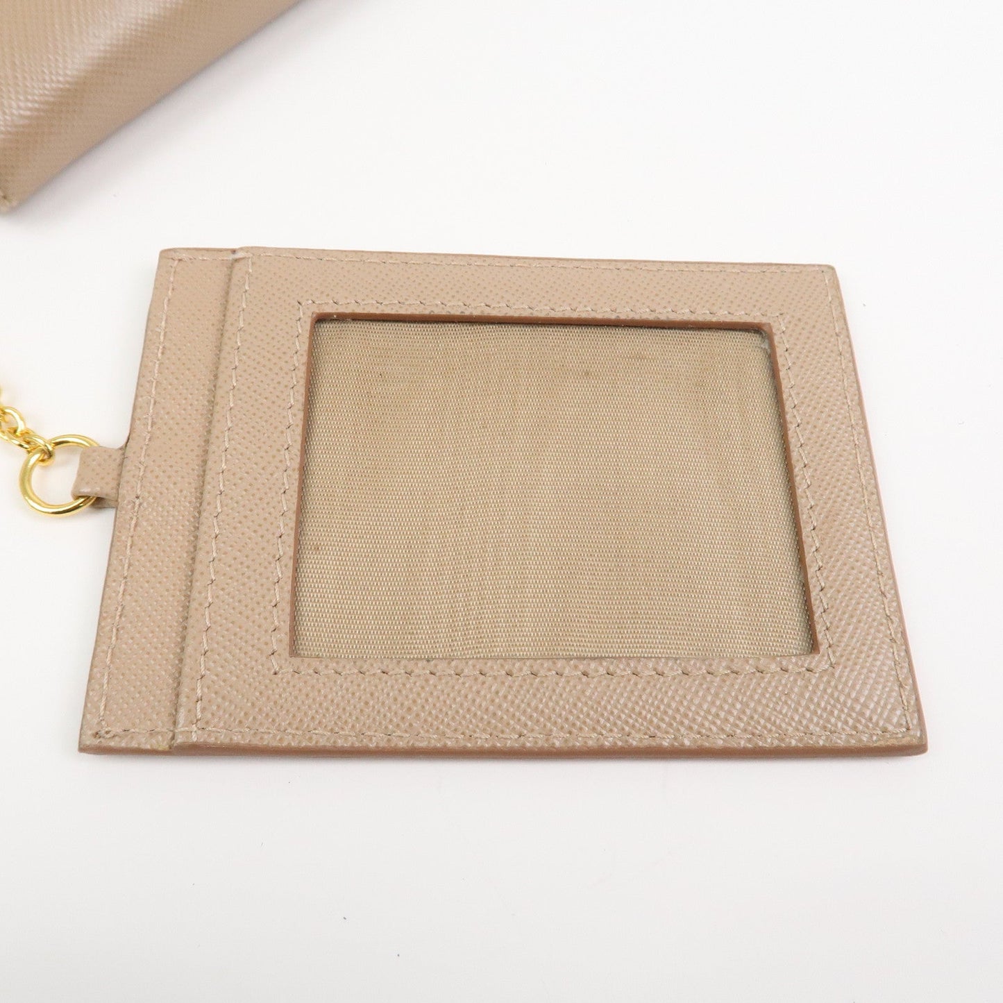 Prada Triangle Logo Saffiano Leather Long Wallet Beige 1MH132【Pre-order】