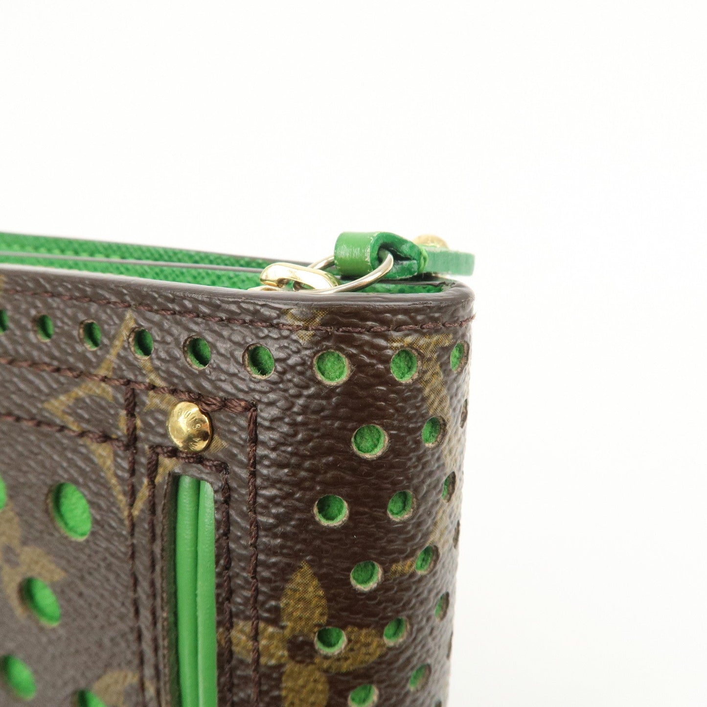 Louis Vuitton Monogram Perfor Compact Zip Bi-fold Wallet M95218【Pre-order】