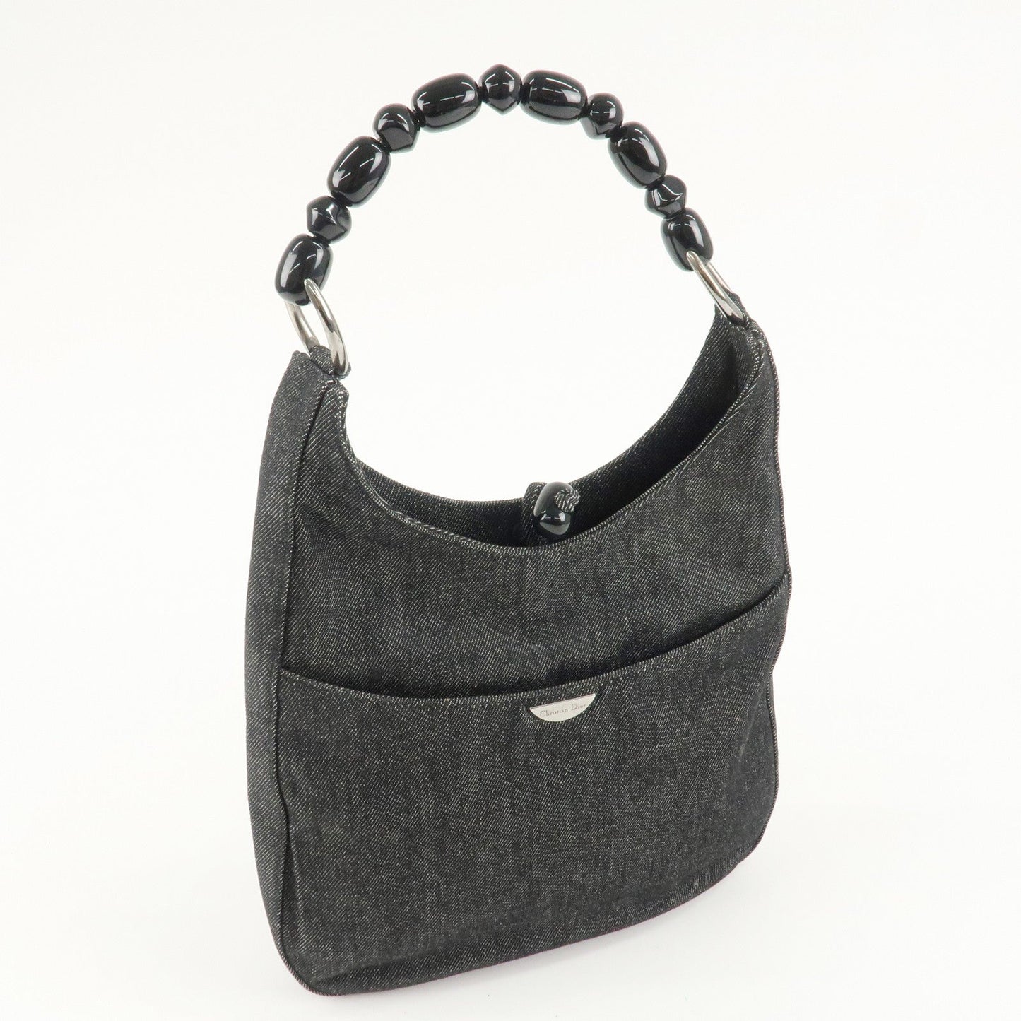 Christian Dior Maris Pearl Denim Shoulder Bag Hand Bag【Pre-order】