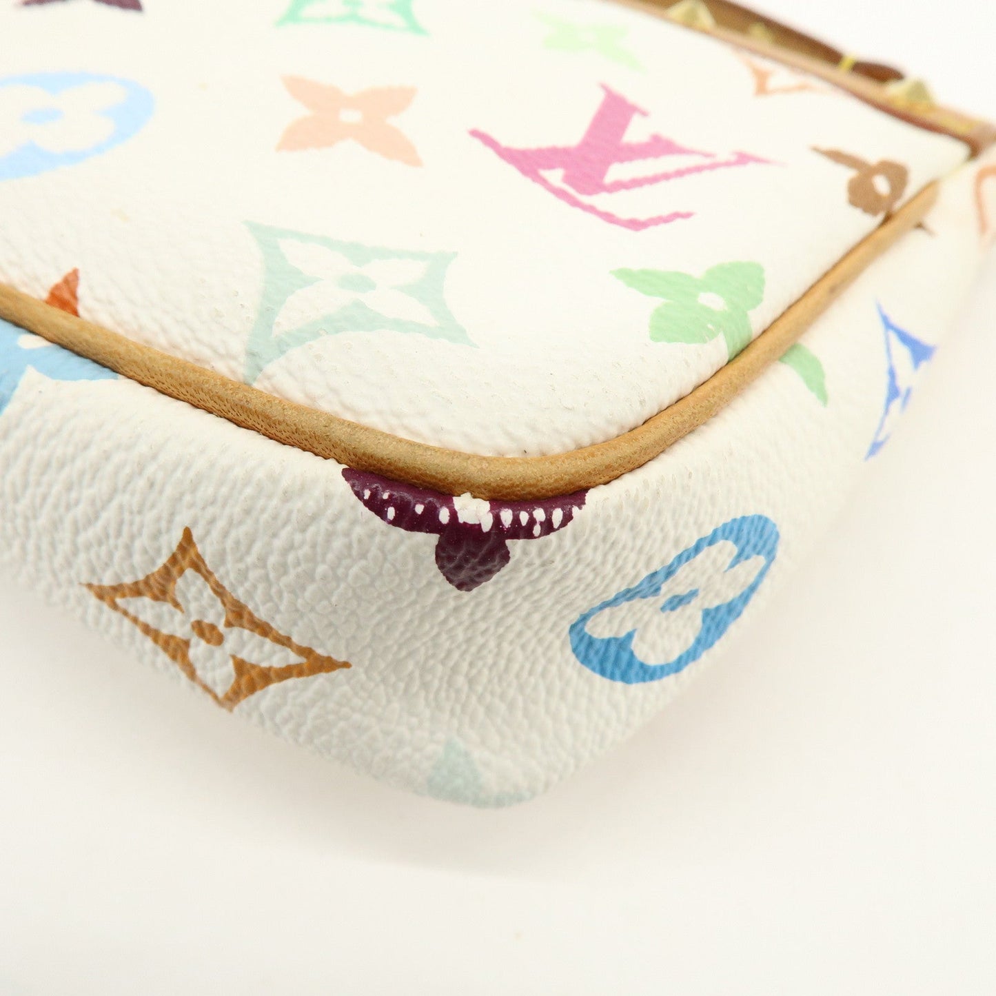 Louis Vuitton Monogram Multicolor Pochette Accessoires Blanc M92649【Pre-order】