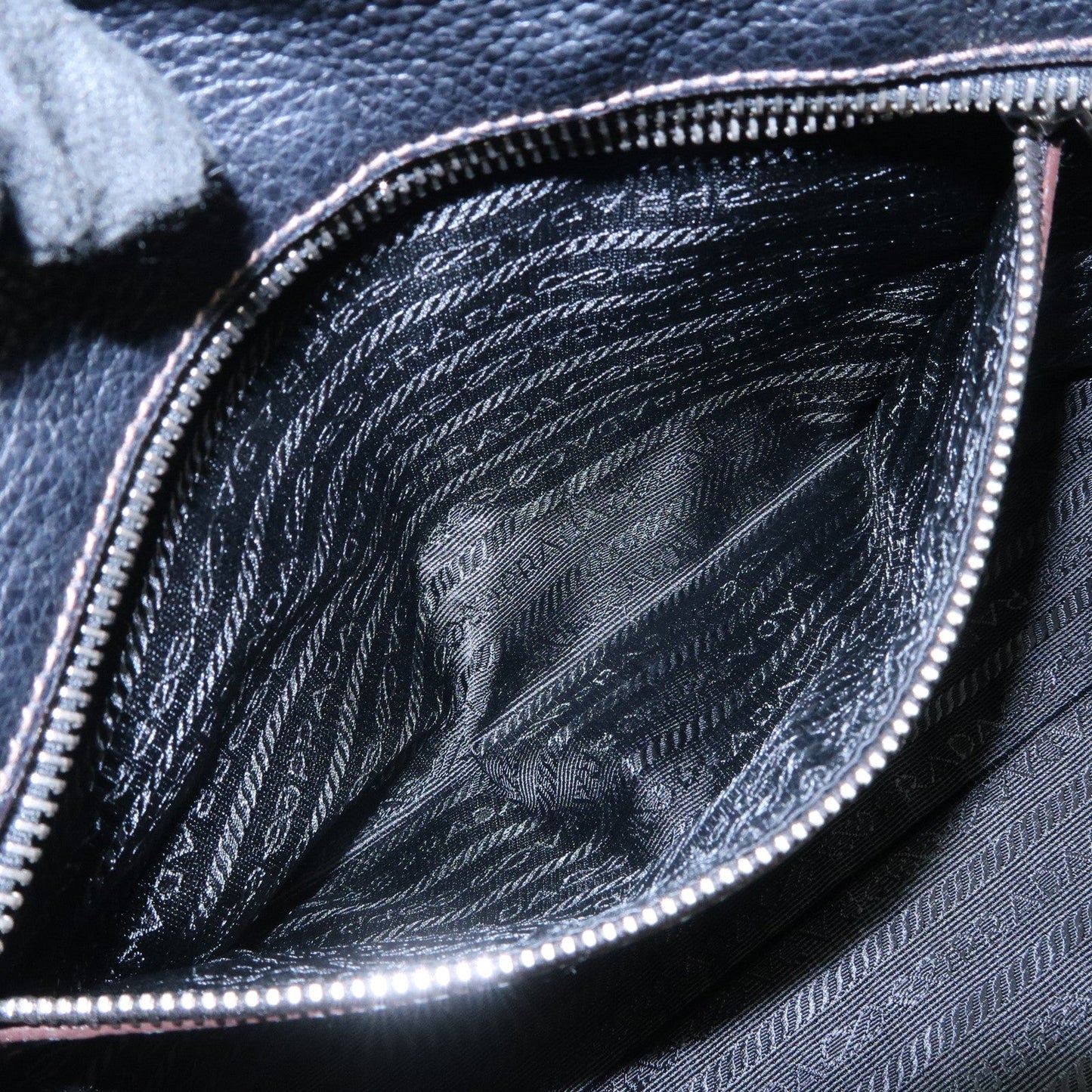 Prada Logo Leather Hand Bag Mini Boston Bag Black BL0471 Used【Pre-order】