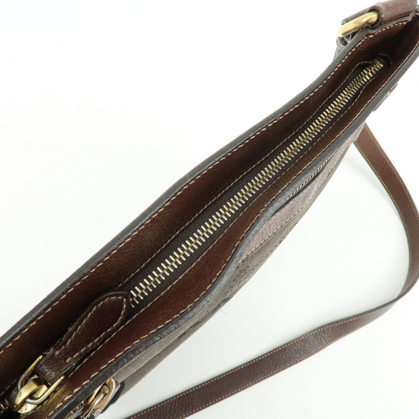 Prada Logo Jacquard Leather Shoulder Bag Crossbody Bag Brown【Pre-order】