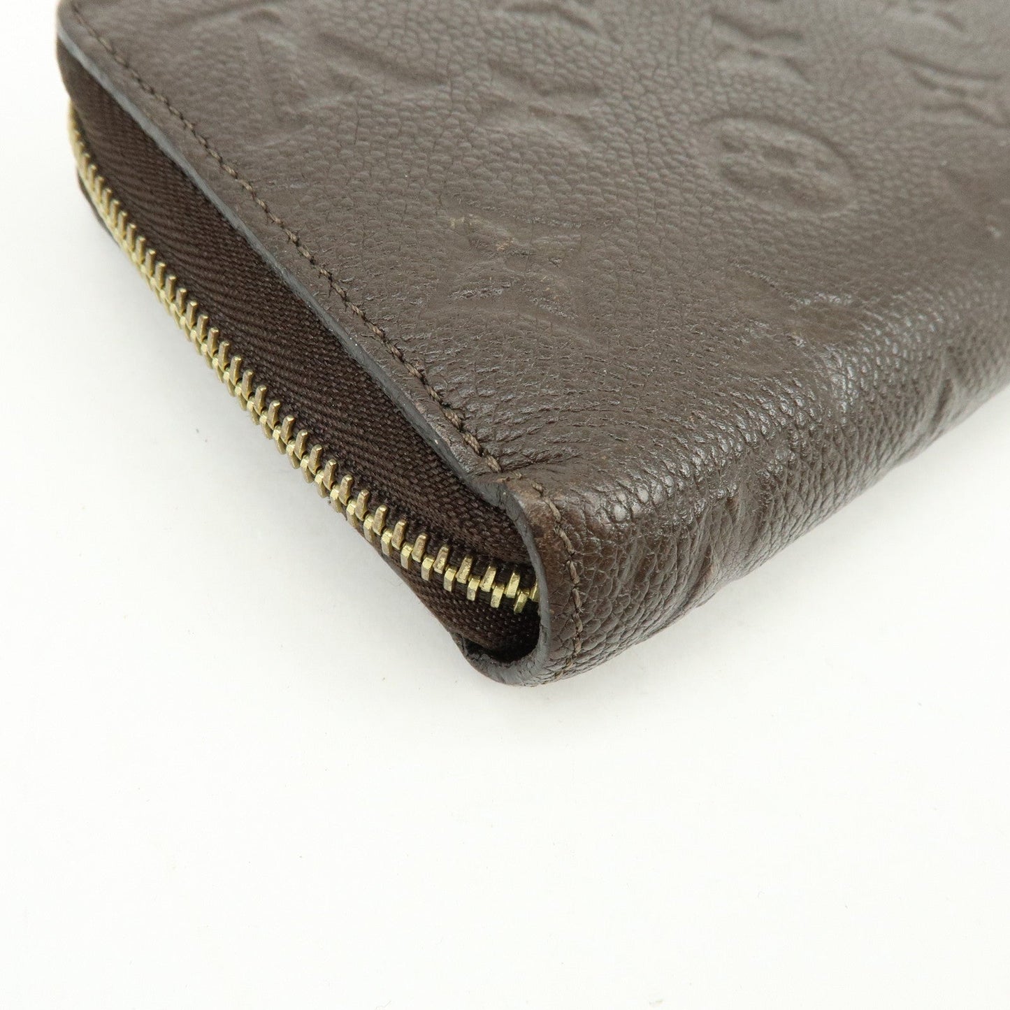 Louis Vuitton Monogram Empreinte Round Zippy Wallet Terre M60548【Pre-order】