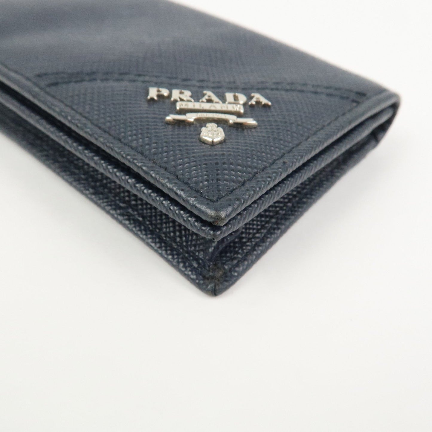 Prada Saffiano Leather Card Case Card Holder Navy 2MC122【Pre-order】
