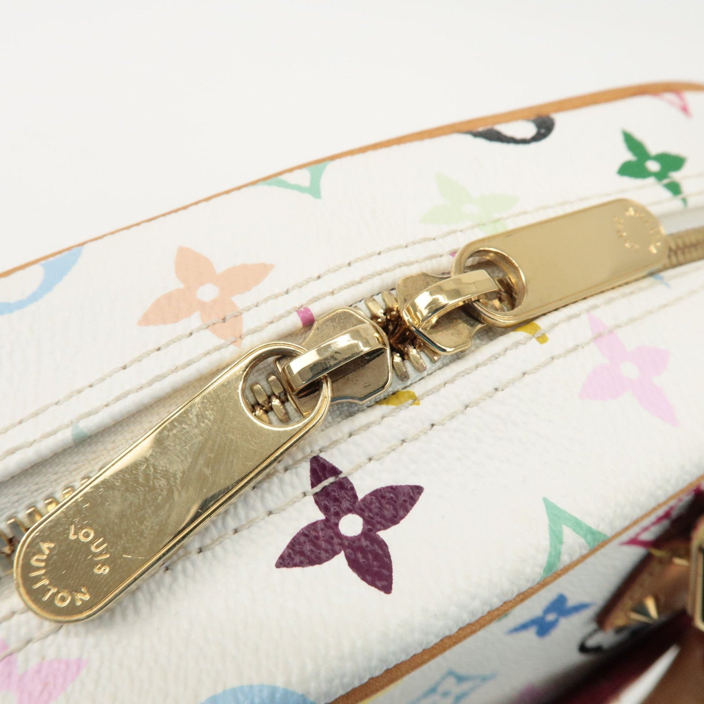 Louis Vuitton Monogram Multicolor Trouville Hand Bag Blanc M92663【Pre-order】