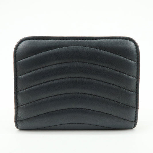 Louis Vuitton New Wave Leather Zippy Compact Wallet Noir M63789【Pre-order】
