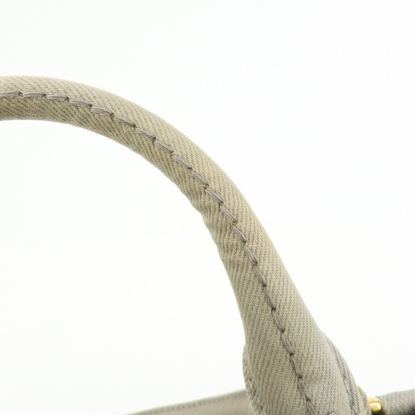 Prada Canapa Canvas 2Way Bag Hand Bag Shoulder Bag Gray BN2069【Pre-order】