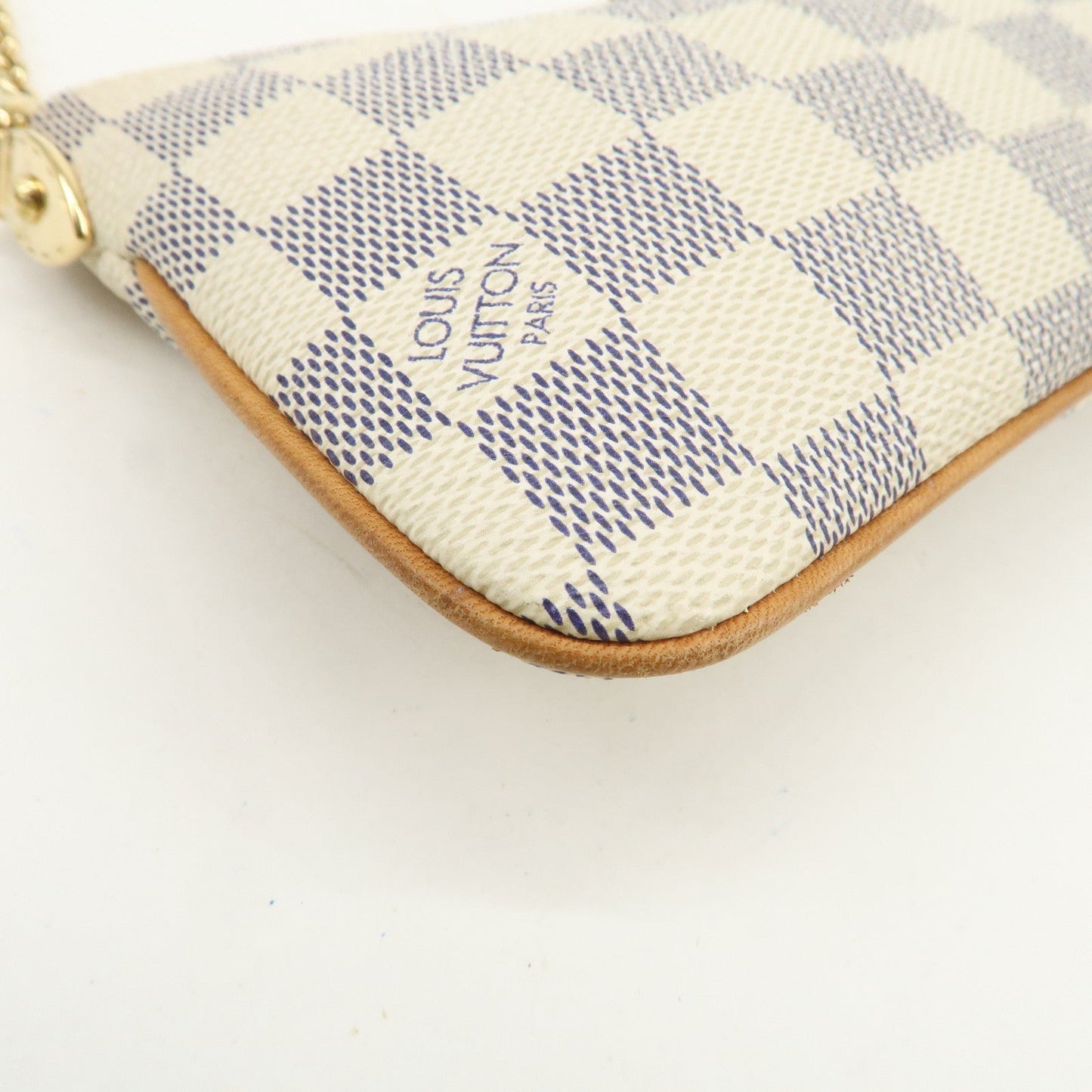 Louis Vuitton Damier Azur Pochette Milla MM Mini Pouch N60027【Pre-order】