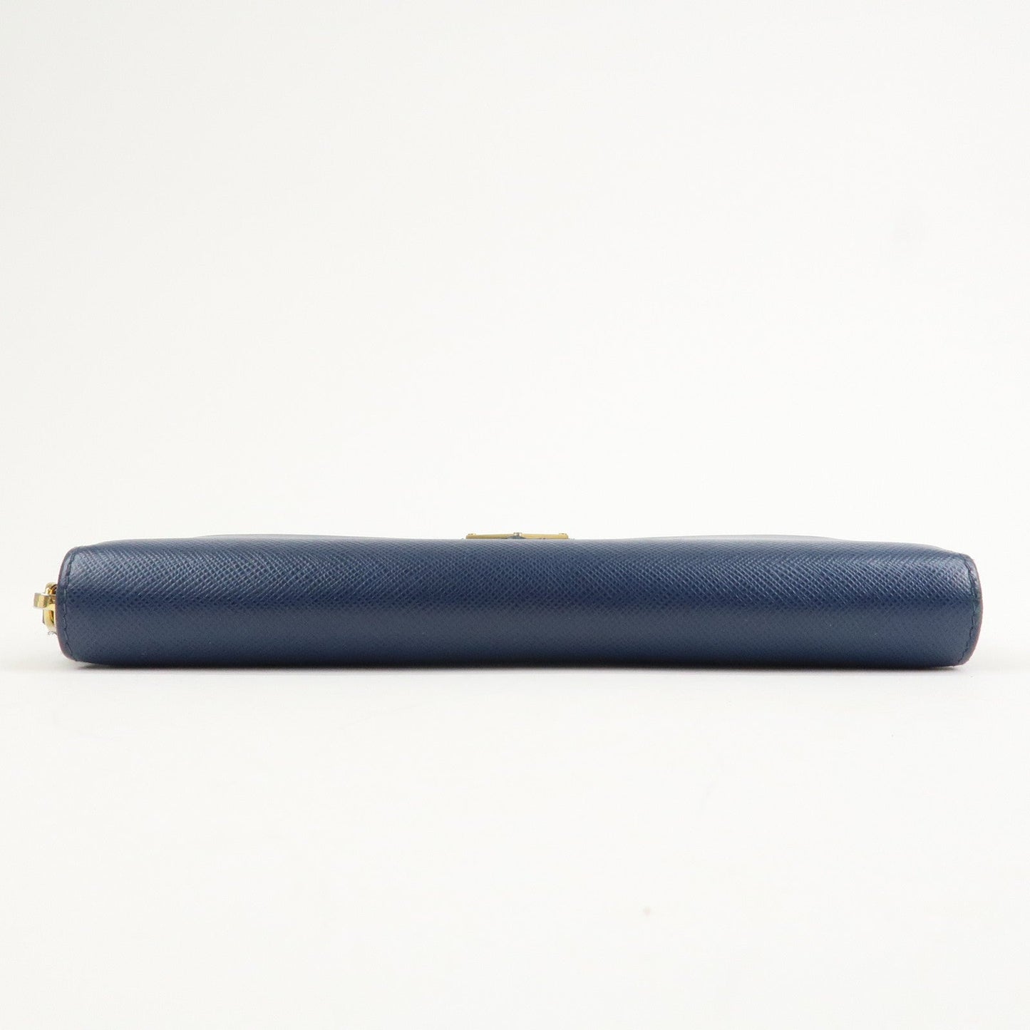 Prada Triangle Logo Saffiano Leather Zippy Long Wallet Navy 1ML506【Pre-order】