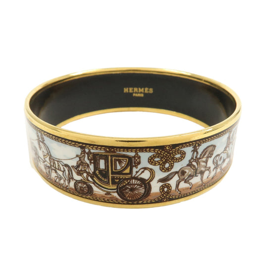 Hermes Email GM Gold Plated Bangle Bracelet【Pre-order】