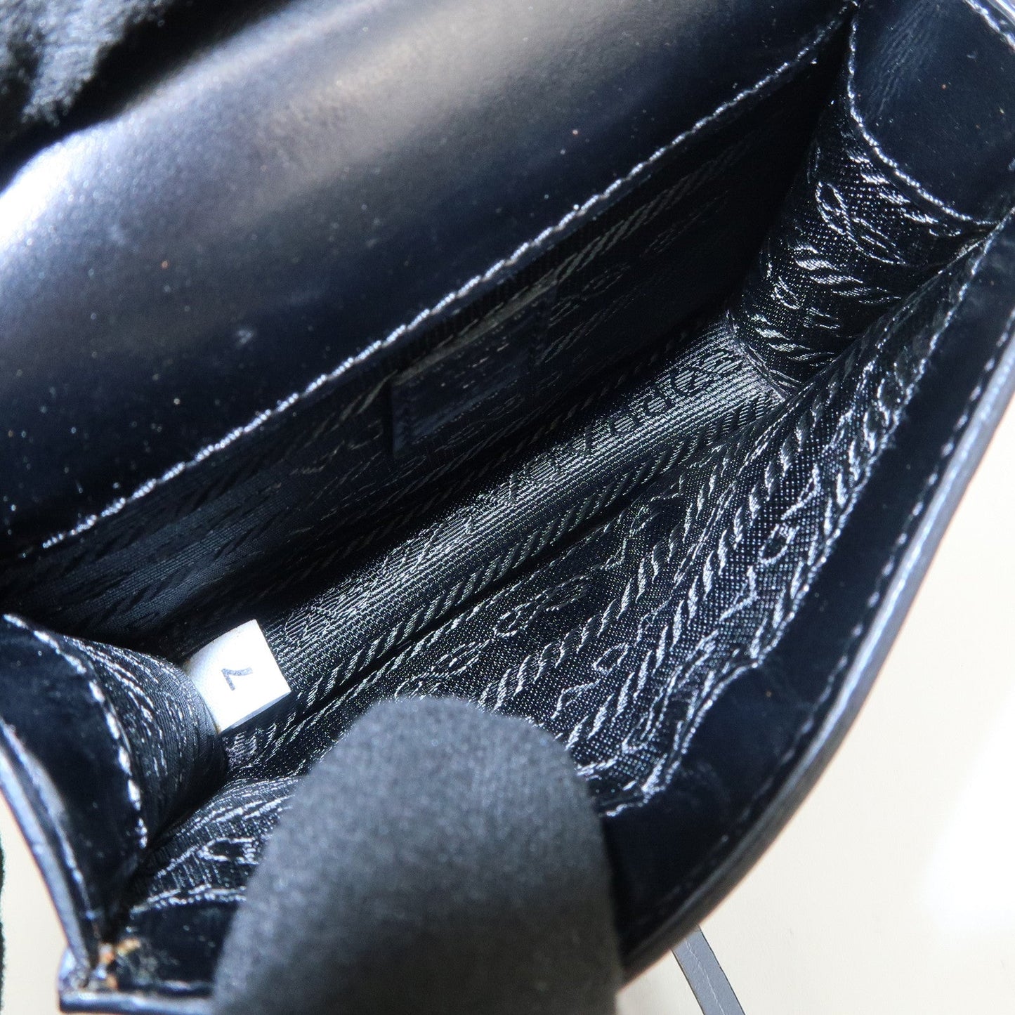 Prada Logo Leather Shoulder Bag Crossbody Bag Light Blue【Pre-order】