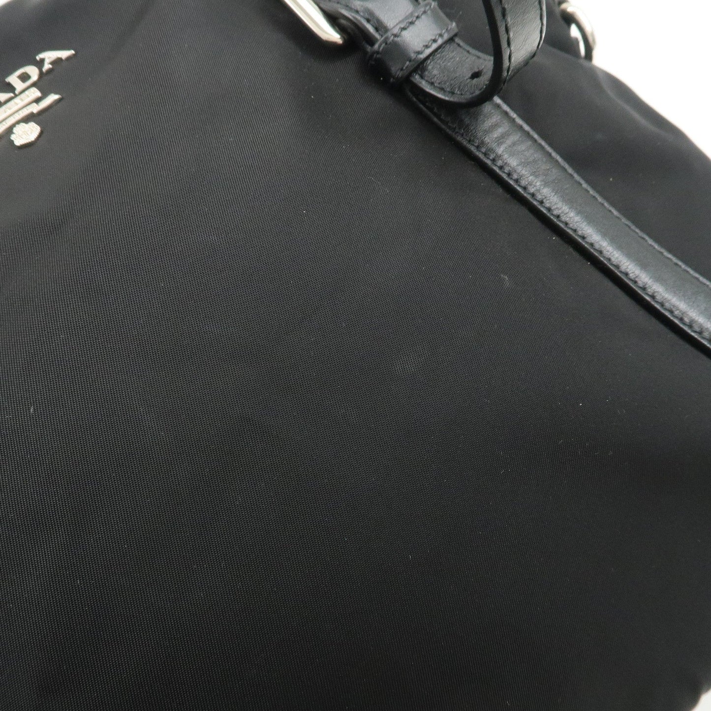 Prada Nylon Leather 2Way Bag Hand Bag Shoulder Bag Black 1BB912【Pre-order】