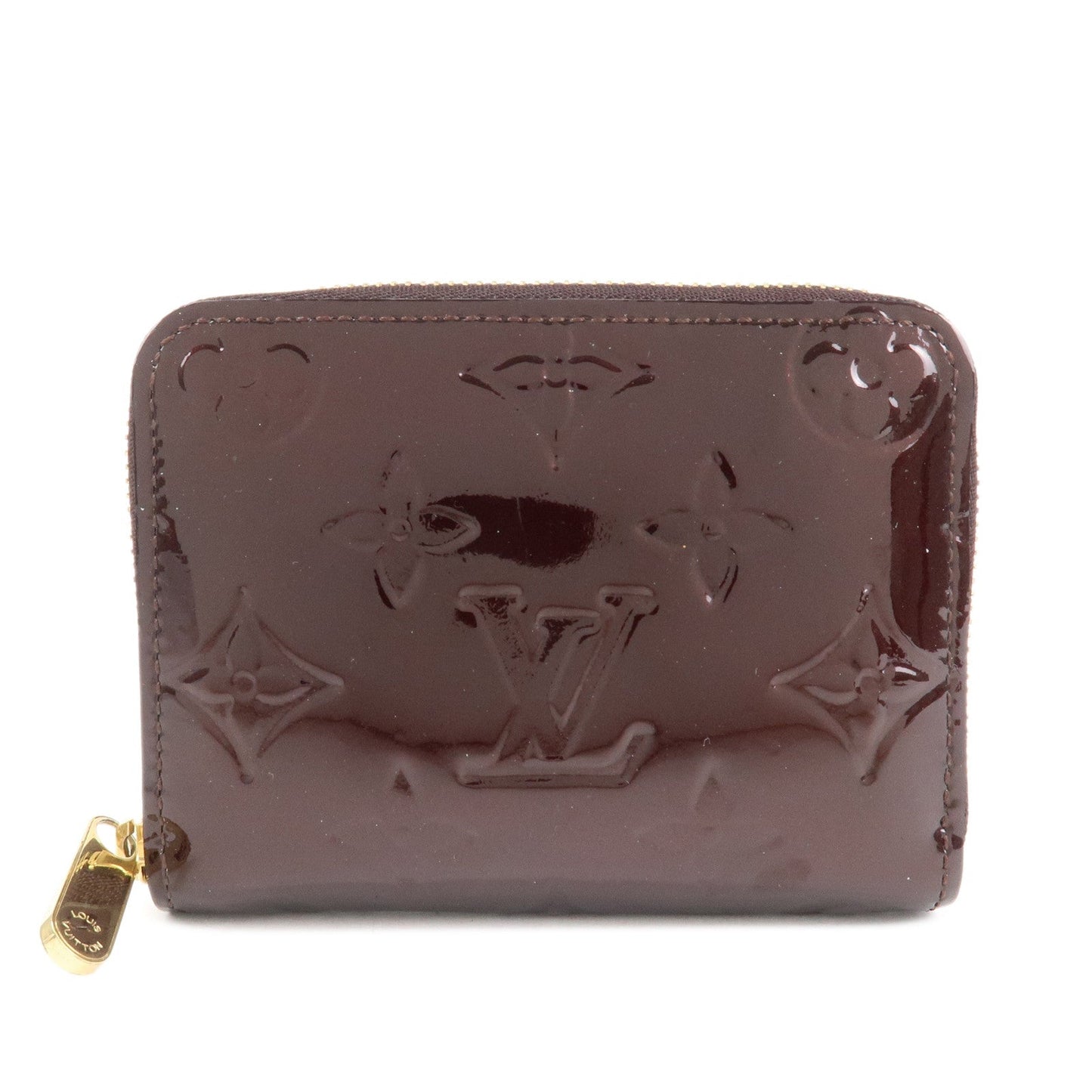 Louis Vuitton Monogram Vernis Zippy Coin Purse Amarante M93607【Pre-order】